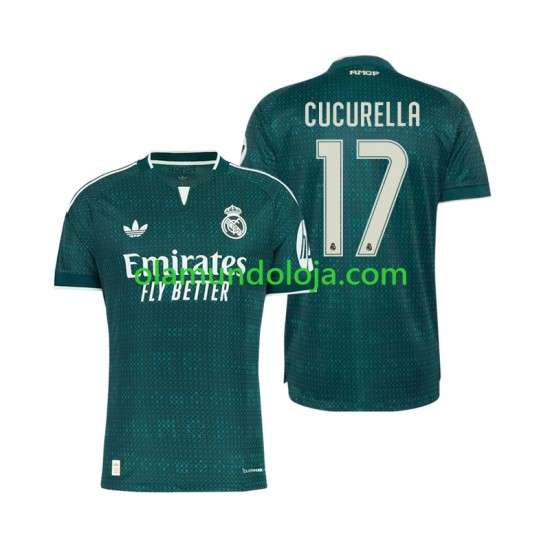 Camisola Real Madrid Marc Cucurella 17 Homem Equipamento Segundo 2026-2027 Manga Curta